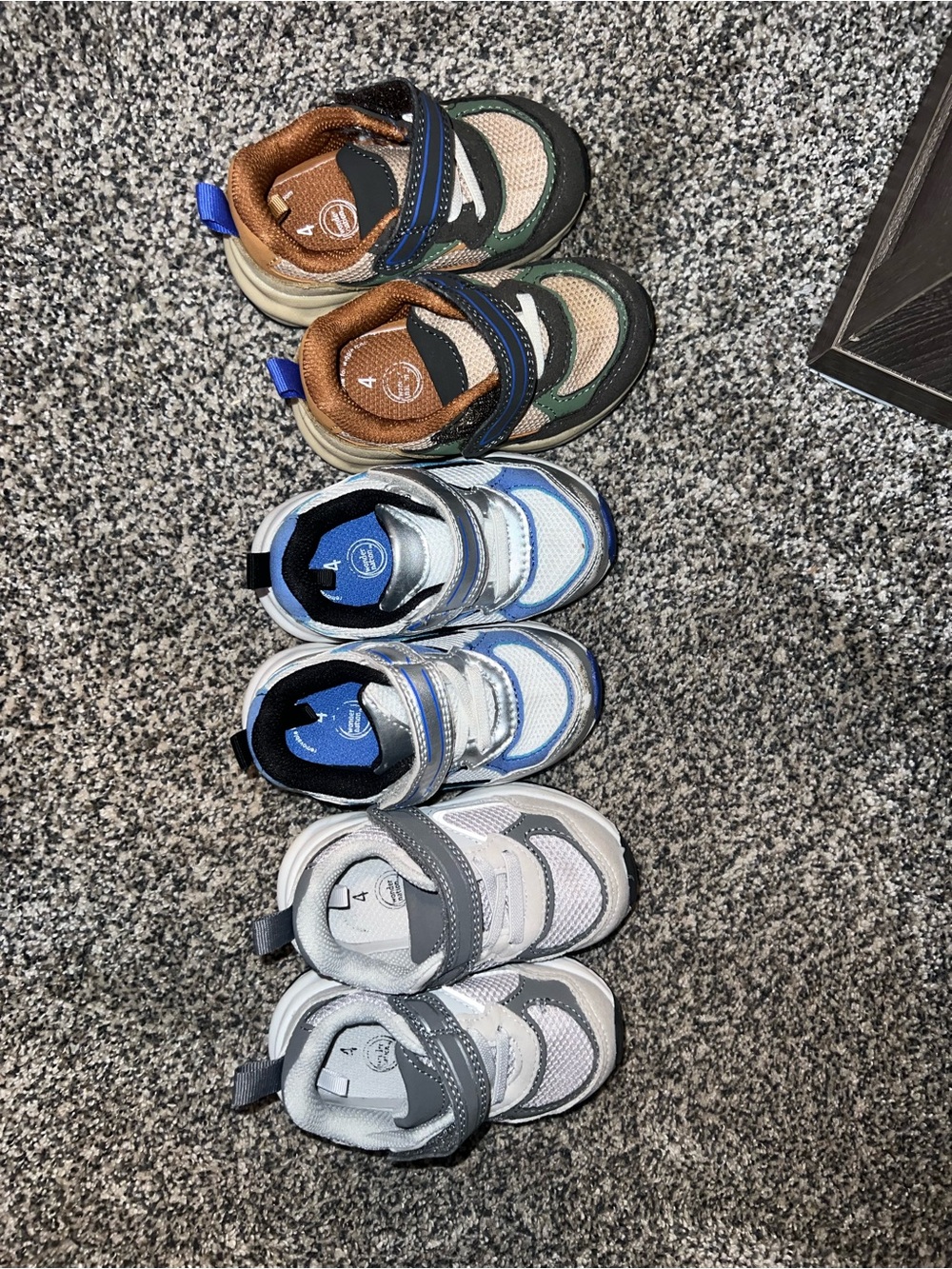 wonder nation Kids Sneakers - Blue / Gray / Brown / Green